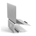 Alumínio de alumínio personalizado Caderno de notebook para resfriamento de computador para laptop de 11 a 17 polegadas